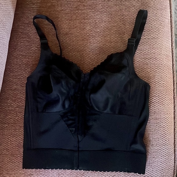 Vintage Other - Vintage black lace corset bra
